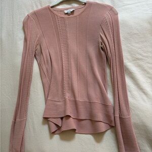 Pink Long Sleeve Equipment Sweater